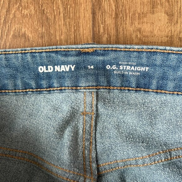 NEW Old Navy High-Waisted OG Straight Ankle Jeans Sz 14 - Picture 7 of 13